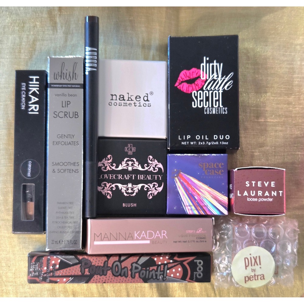 12-Pc Glam‎ Makeup & Cosmetic Bag Bundle Lot - 
All Brand new